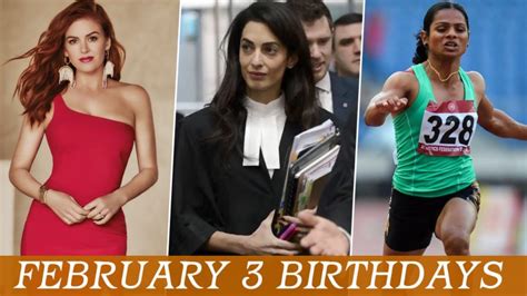 february 3 famous birthdays|Actors Born February 3